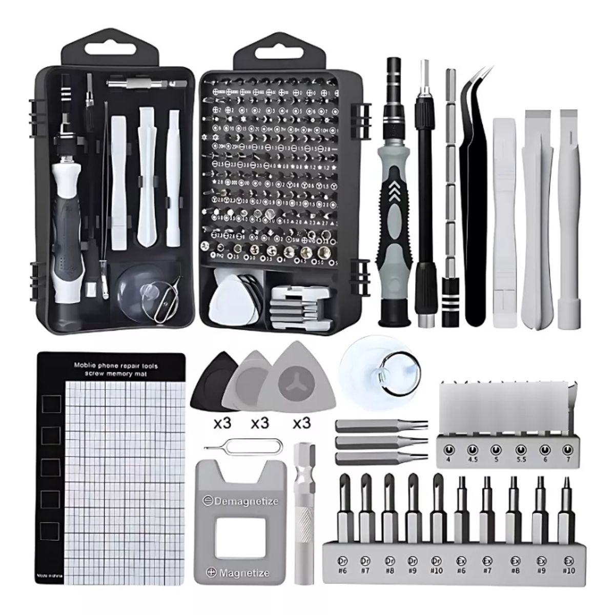 GENERICO - Set Destornilladores Precisión Magnéticos 138 En 1 + Estuche