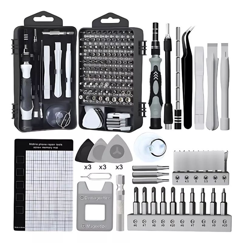 GENERICO - Set Destornilladores Precisión Magnéticos 138 En 1 + Estuche