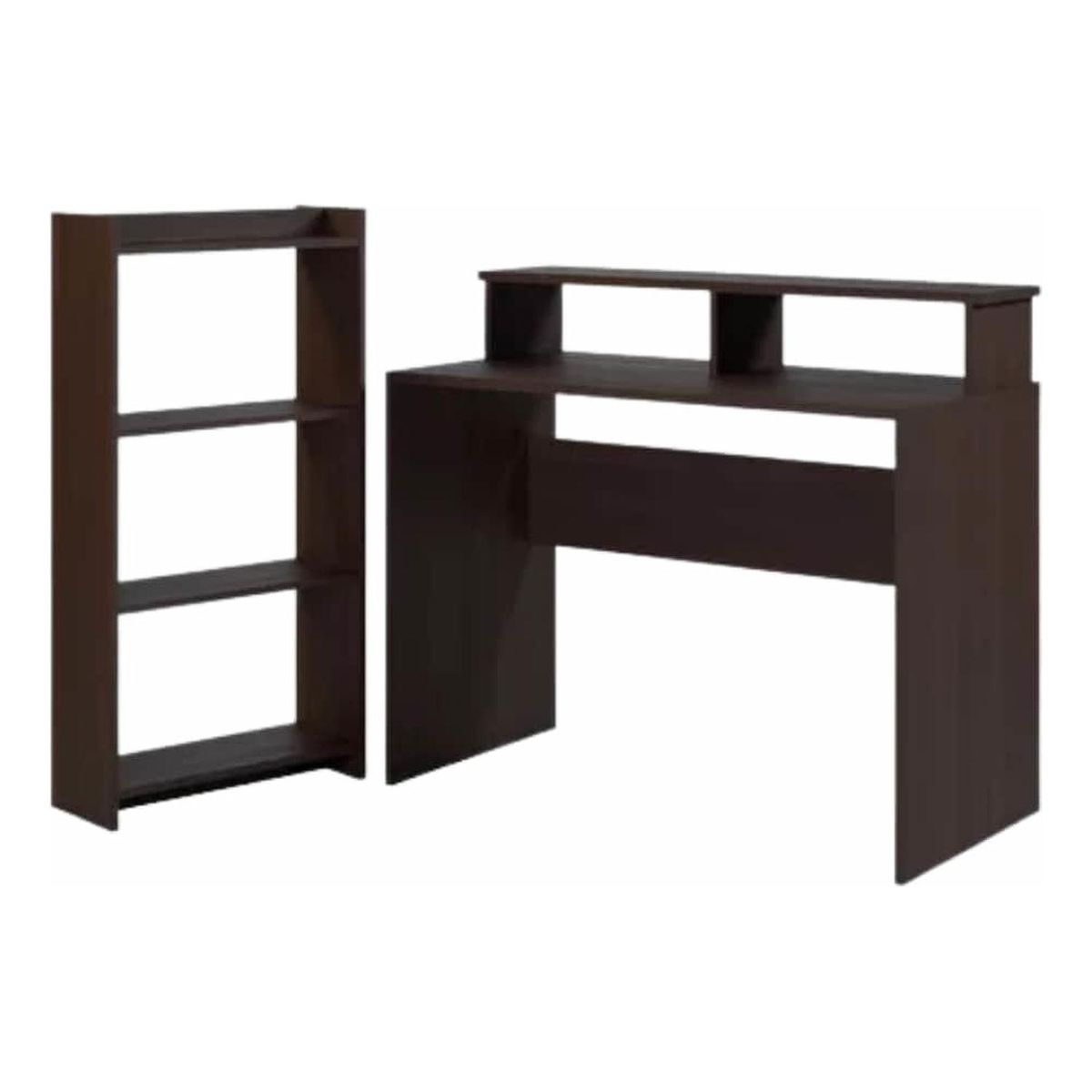 IMPORTCLICK - Kit Escritorio Repisa Mas Estante Madera