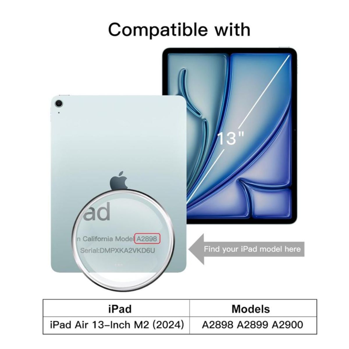 GENERICO - Lámina De Vidrio Templado Para iPad Air 13 M2 2024