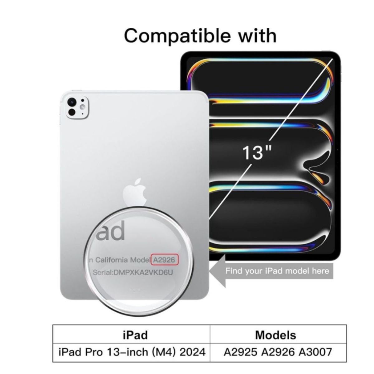 GENERICO - Lámina De Vidrio Templado Para iPad Pro 13 M4 2024
