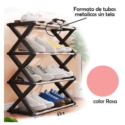 Imagen 2 del producto Zapatero Organizador de zapatos Repisa Rack Color Rosa