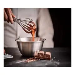 GENERICO - Batidor Mezclador Manual Acero Inoxid Cocina Repostería