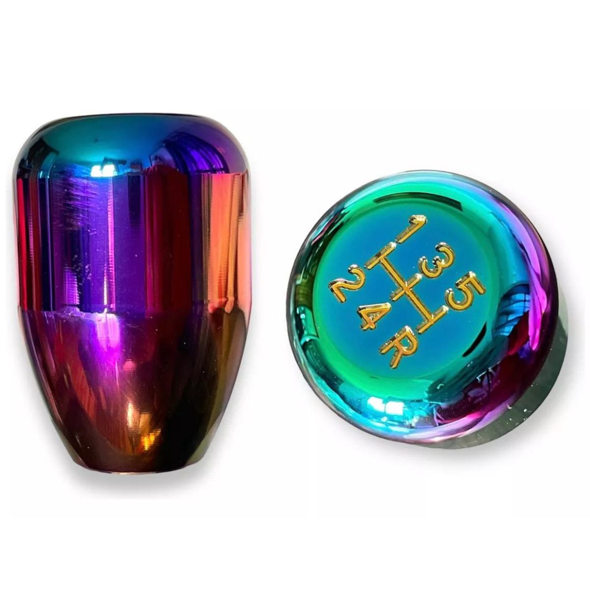 GENERICO - Pomo Palanca Cambios Tornasol 5ta Tuning Universal