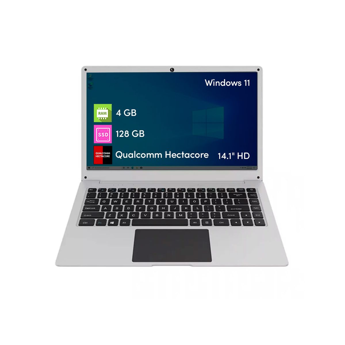 HYUNDAI - Notebook Hyundai Hybook Qualcomm 4GB 128GB SSD 14 HD Win11
