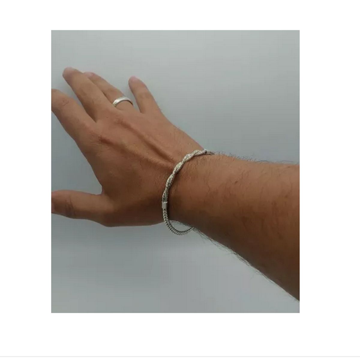 GENERICO - Pulsera Hombre Plata Italiana 925 - Modelo Florencia