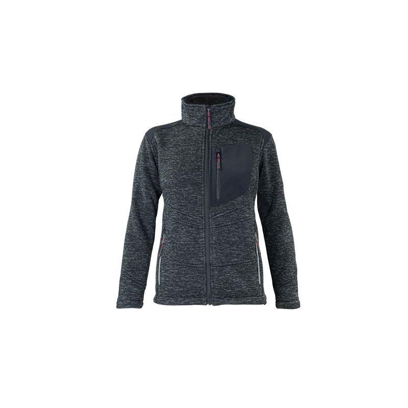 ABSOLUTE ZERO - Chaqueta Polar Mujer Térmica Jersey Gris Z-301 ABSOLUTE ZERO