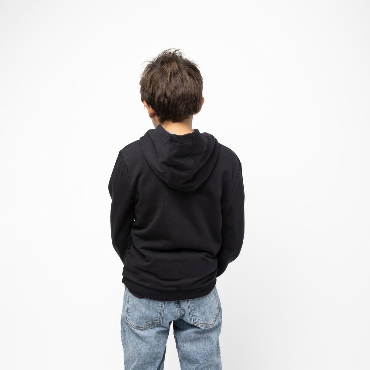 MINECRAFT - Poleron Con Gorro Niño Lentejuelas Negro Minecraft