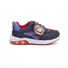 NINTENDO - Zapatillas Con Luces Niño B2121 Mario Bros Azul
