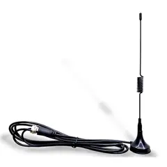 GEN - Antena Tv Digital Interior Señal Abierta Coaxial Hd - Negro