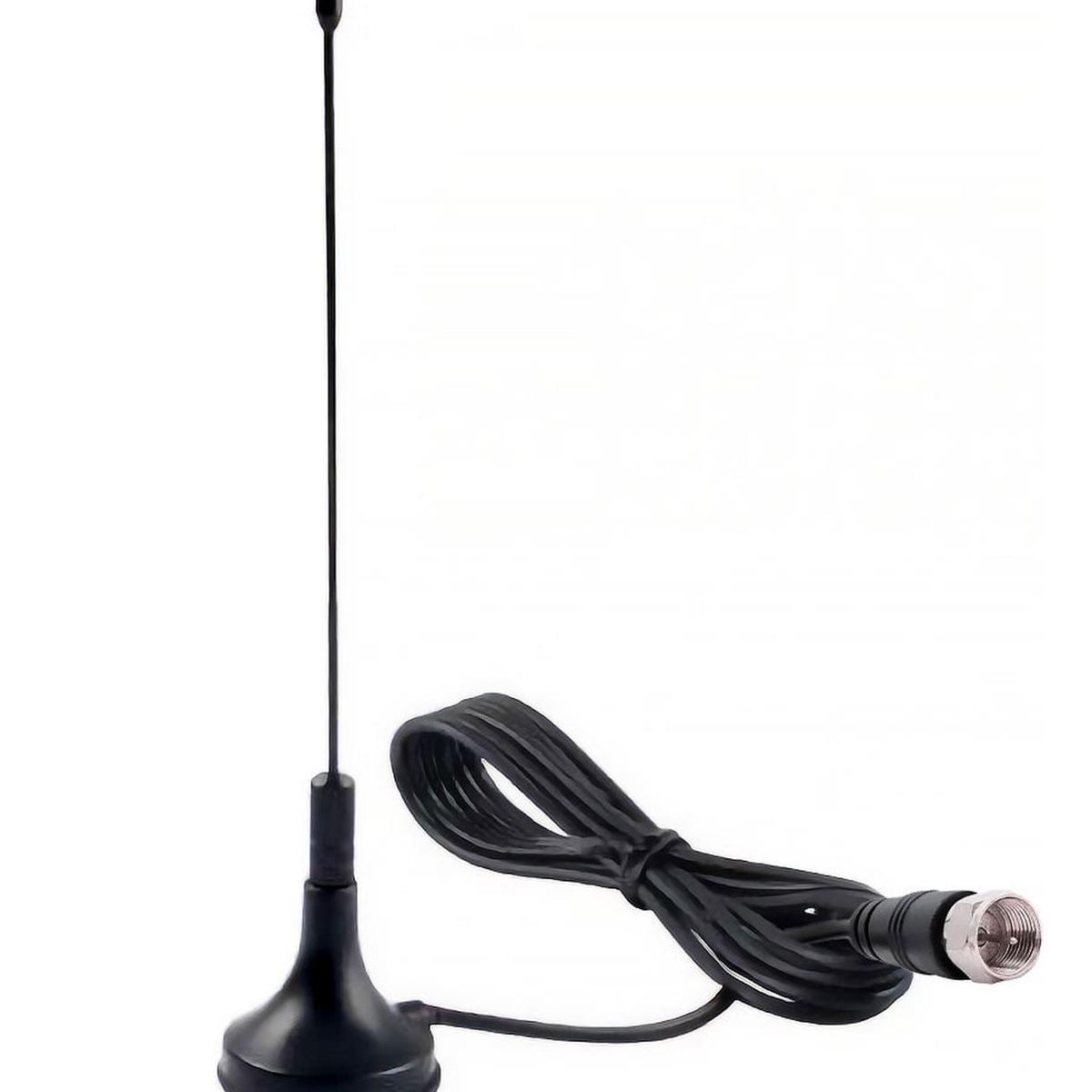 GEN - Antena Tv Digital Interior Señal Abierta Coaxial Hd - Negro