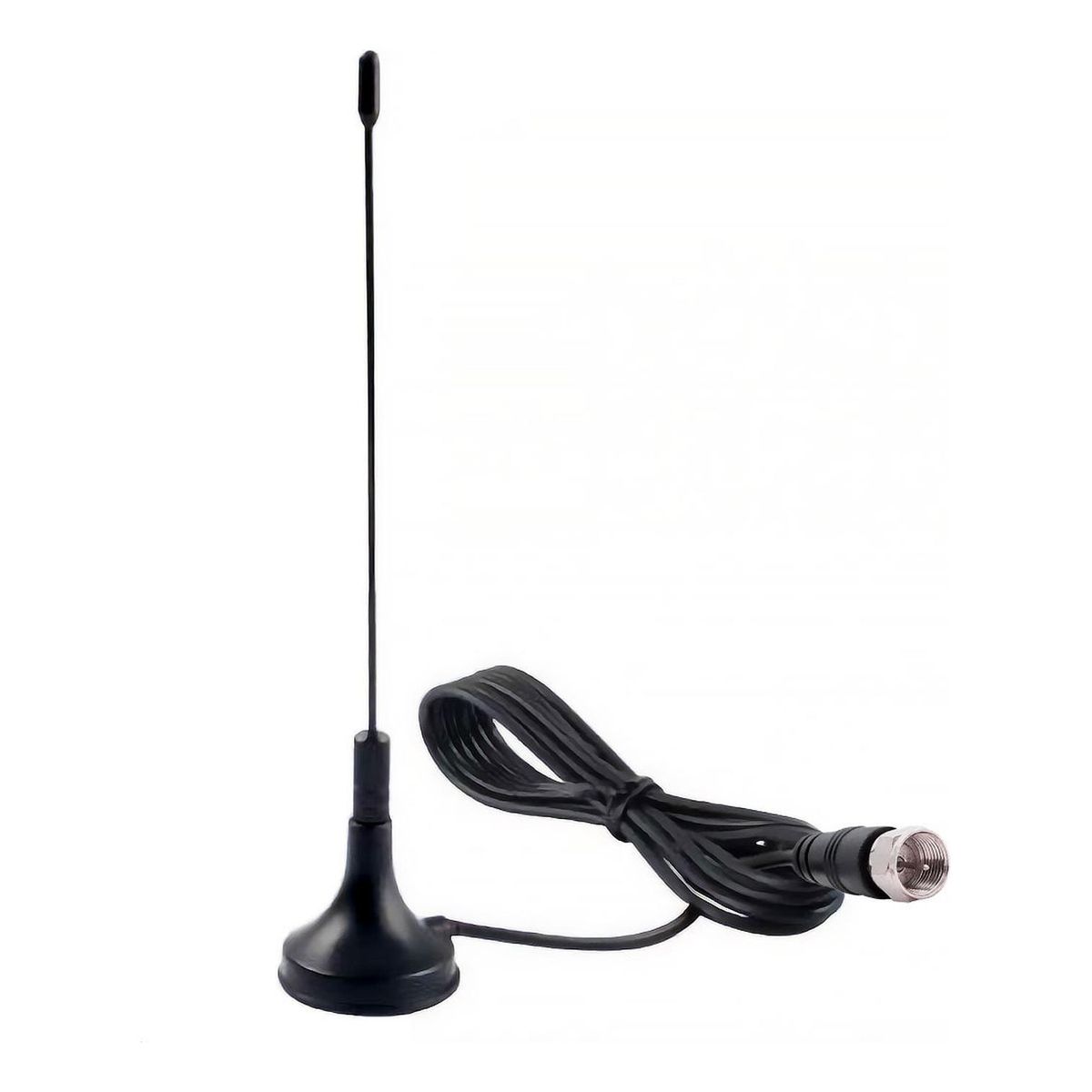 GEN - Antena Tv Digital Interior Señal Abierta Coaxial Hd - Negro