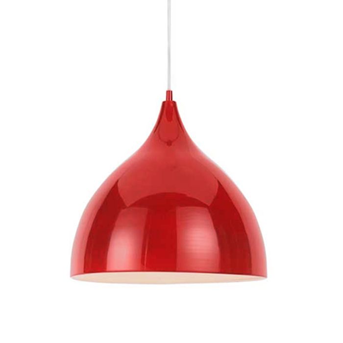 Lampara colgante roja