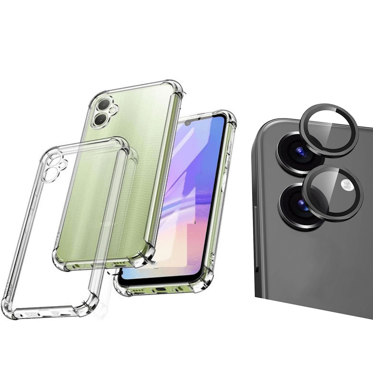 GENERICO - Carcasa Transparente Para Samsung A05 - Lentes