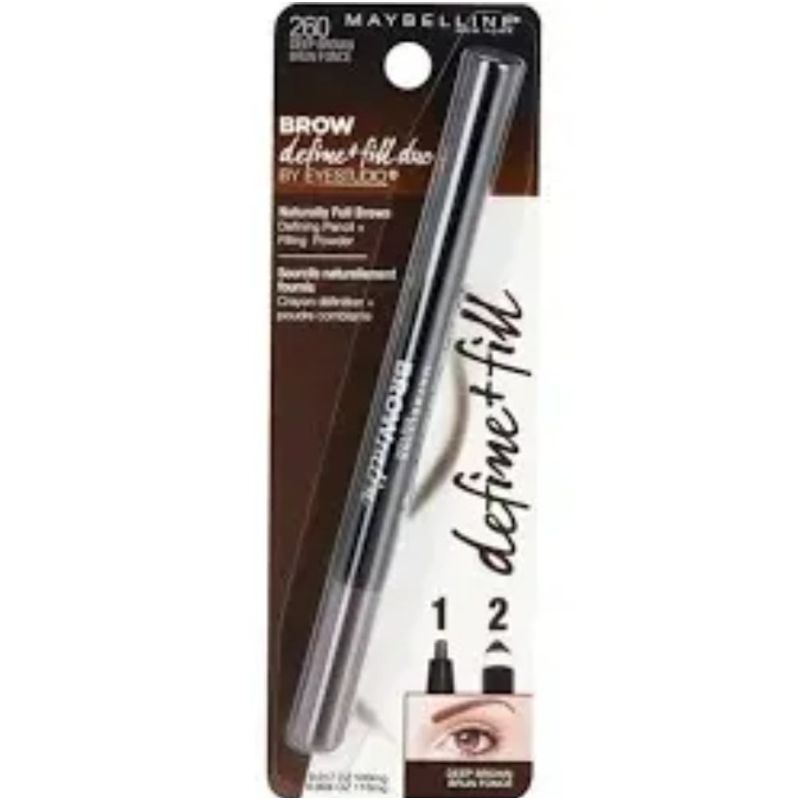 GENERICO - Lapiz De Cejas Duo Tono 260 Deep Brown Brun Froncé