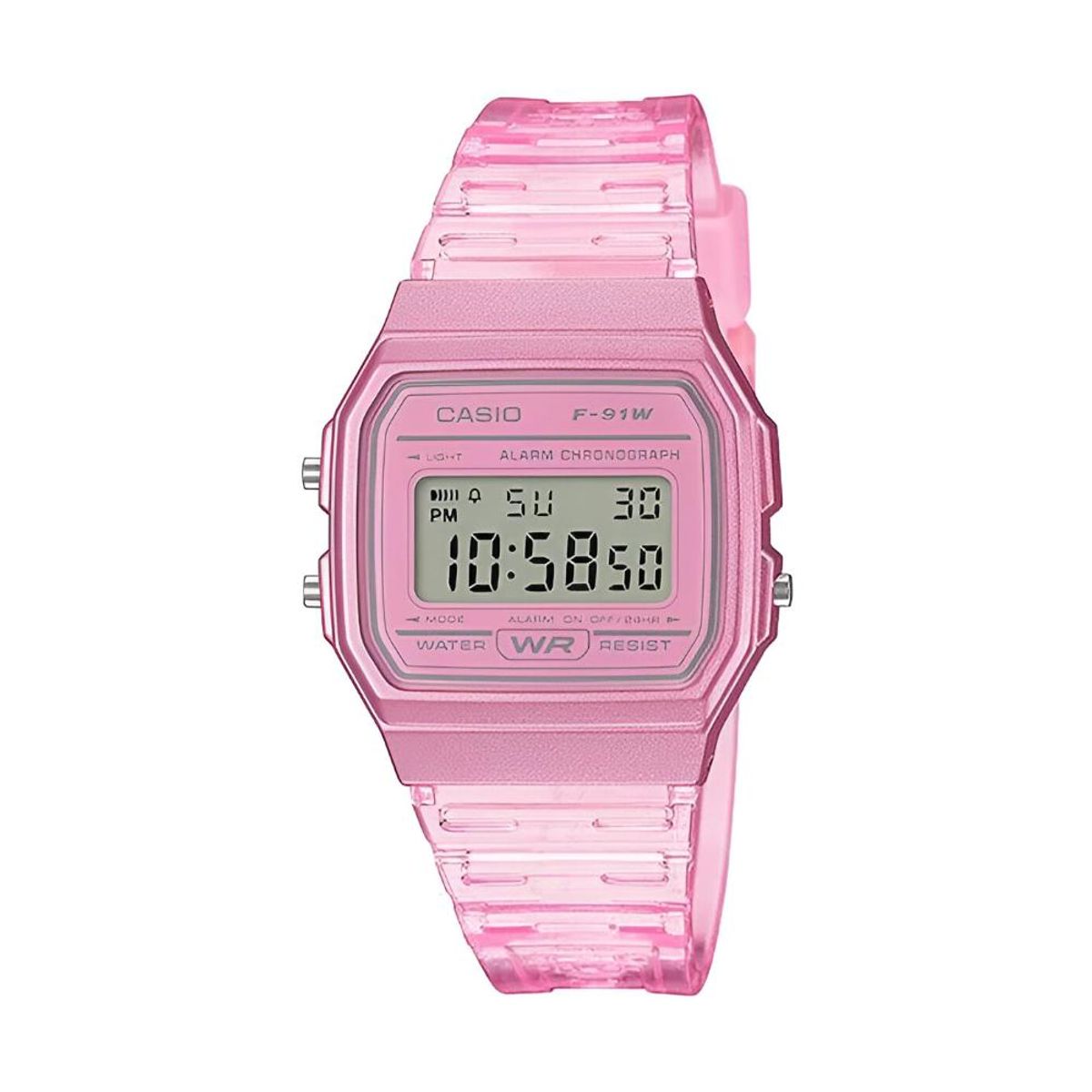 CASIO - Reloj Digital Casio Femenino Rosado F-91WS-4DF - Rosa
