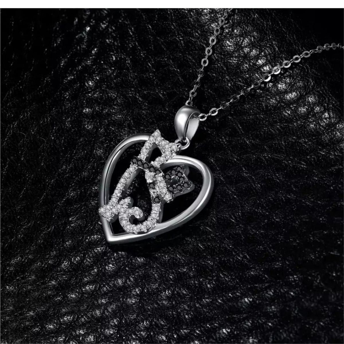 GENERICO - Collar plata 925 gato mujer regalo joya elegante