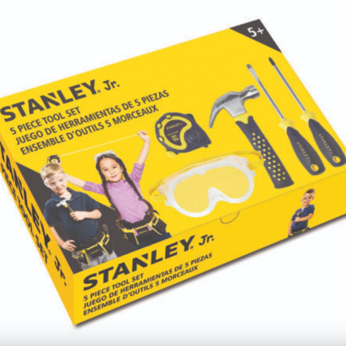 STANLEY JR - Juego de 5 Herramientas para niños Stanley Jr