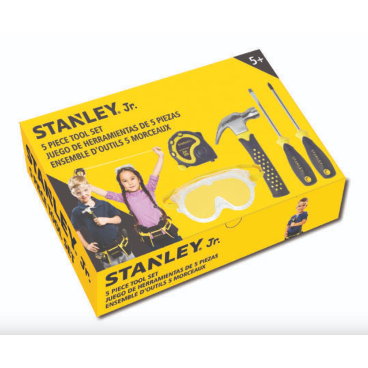 STANLEY JR - Juego de 5 Herramientas para niños Stanley Jr