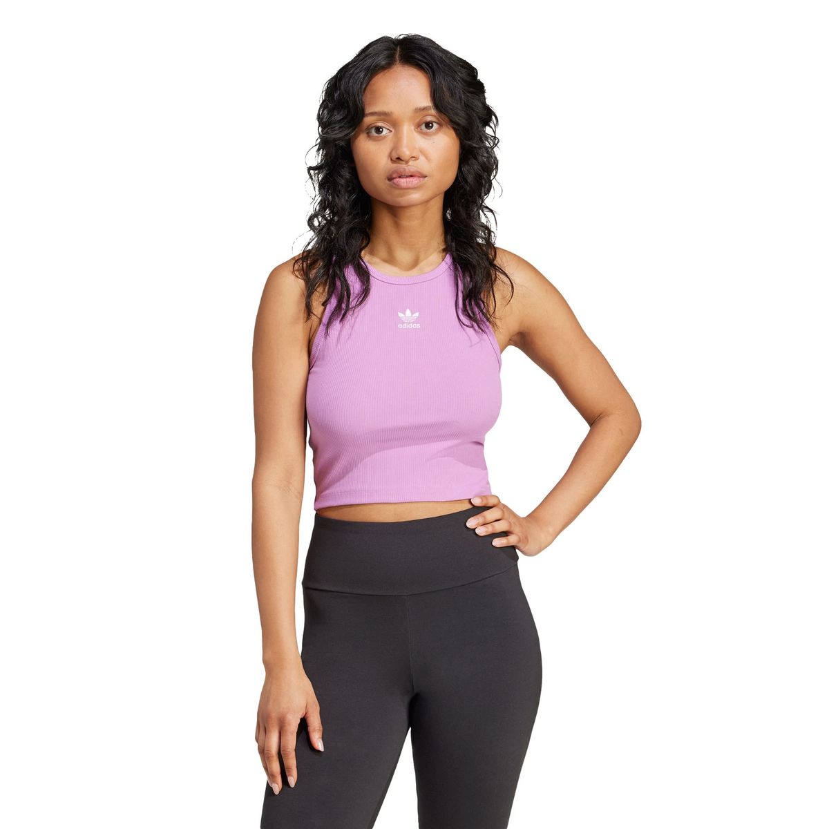 ADIDAS - Polera sin Mangas Essentials Acanalada