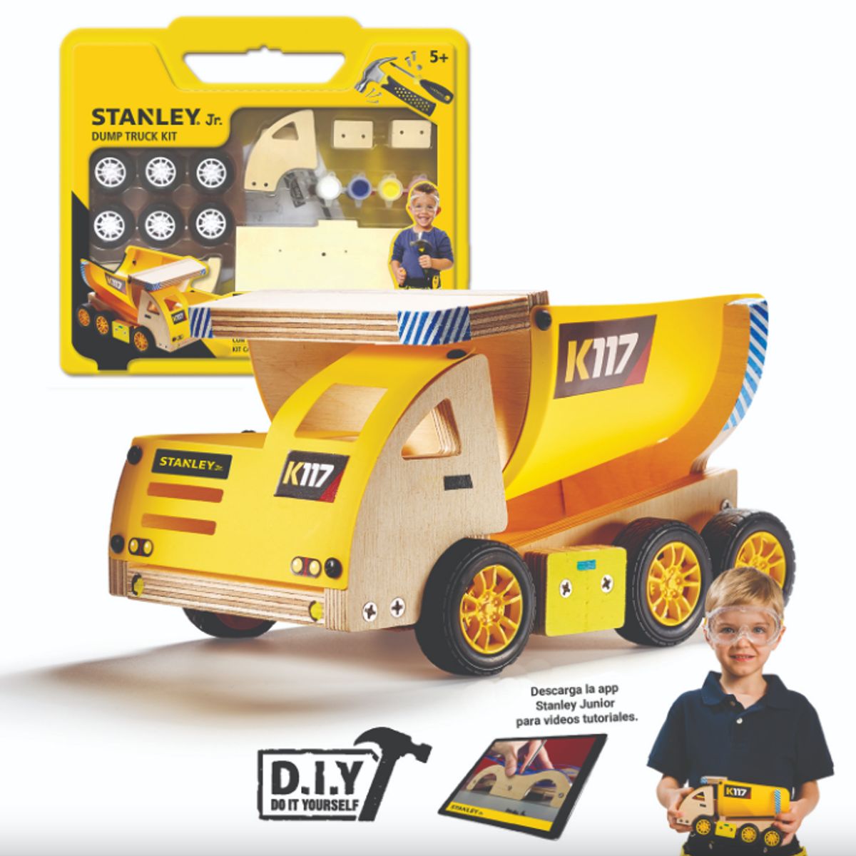 STANLEY JR - Kit Camión Grande  para armar Infantil Stanley Jr