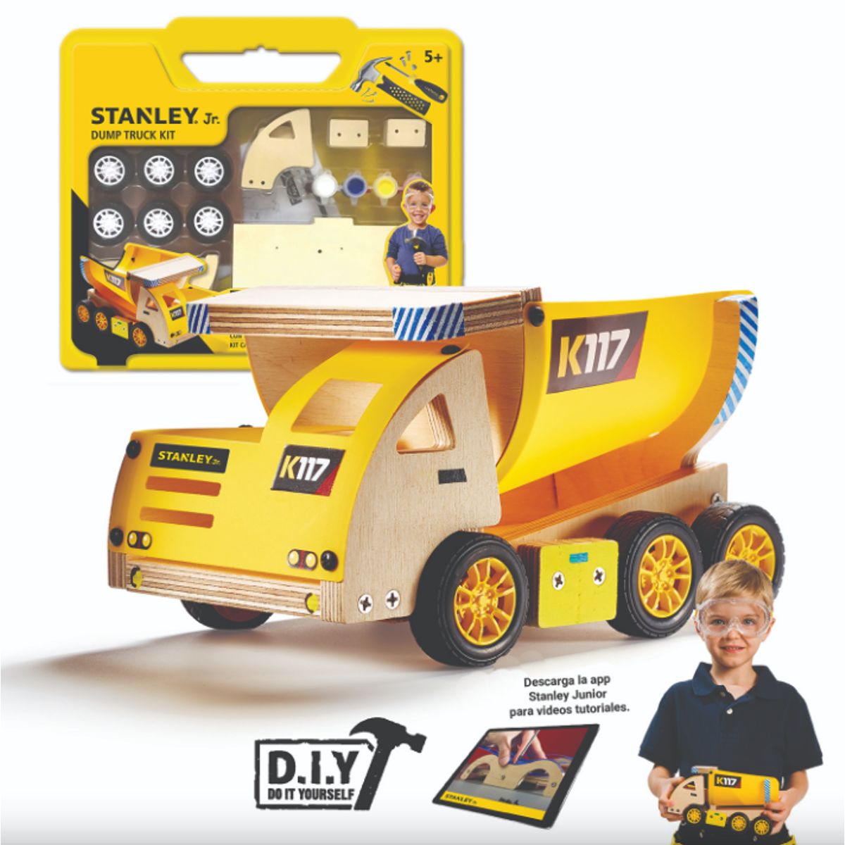 STANLEY JR - Kit Camión Grande  para armar Infantil Stanley Jr