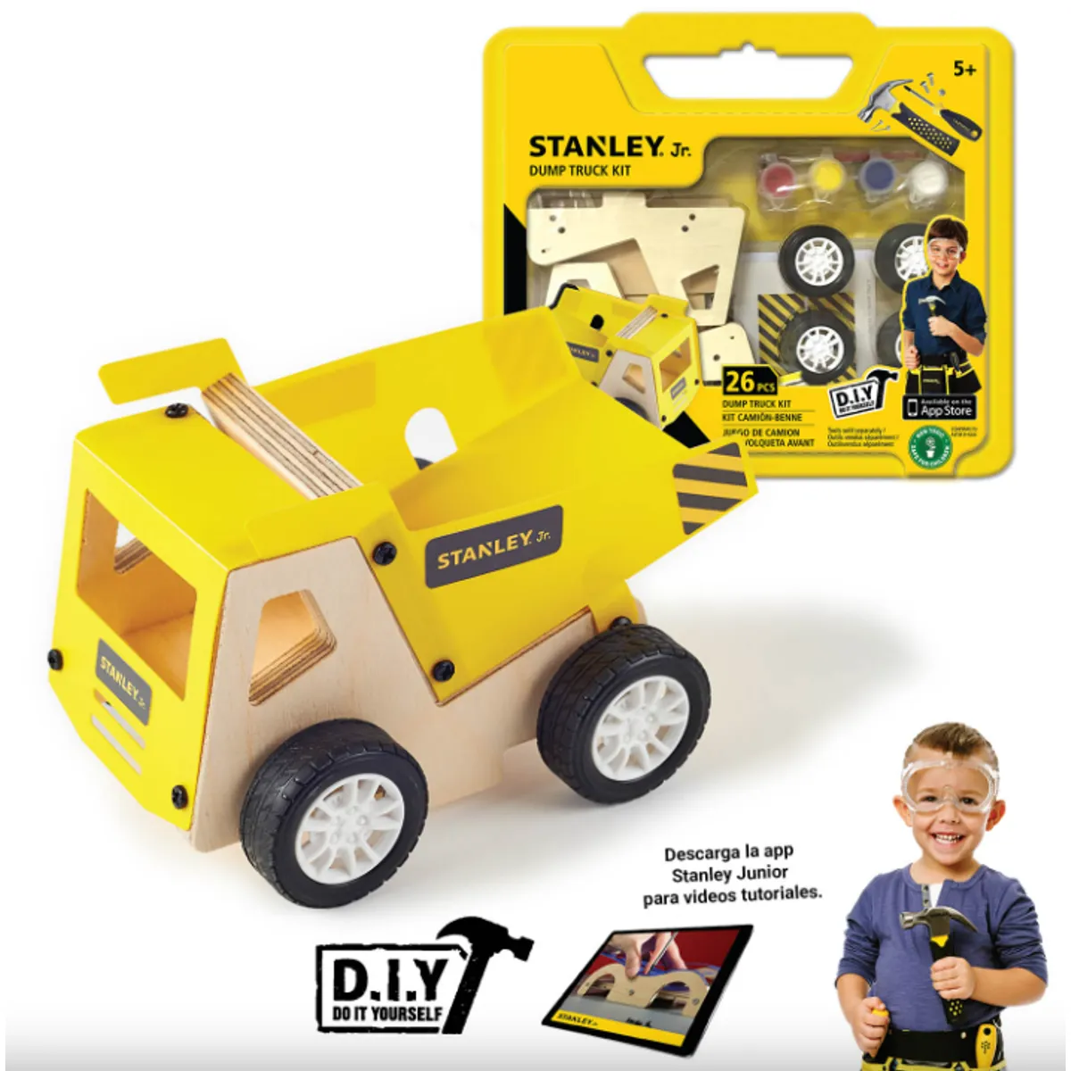 STANLEY JR - Kit Camión Mediano para armar Infantil Stanley Jr