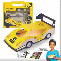 STANLEY JR - Auto de Carreras Retráctil Mediano para armar