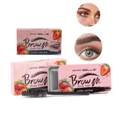 MAXBELLE - Jabón Fijador Para Cejas Con Cepillo Aplicador