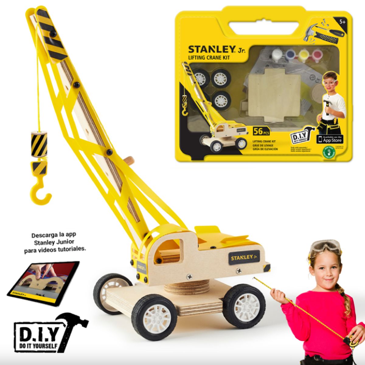 STANLEY JR - Grúa Elevación Grande para armar Stanley Jr