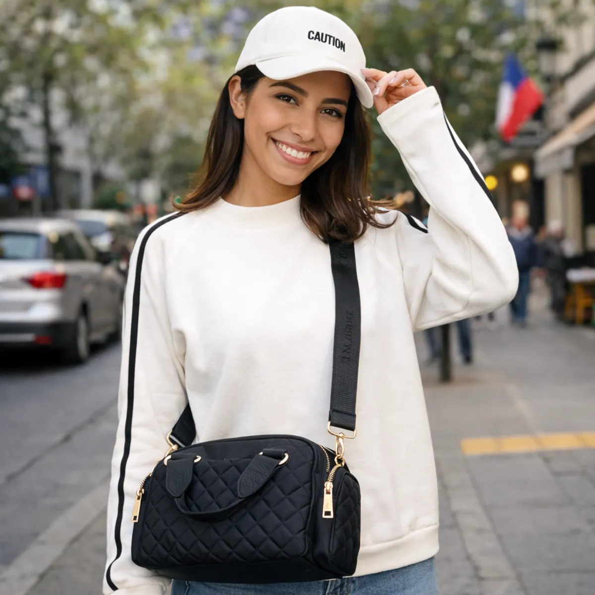 MV MOVAC - Bolso Cruzado Para Mujer Bandoleras Múltiples Bolsillos Gran Capacidad