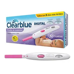 CLEARBLUE - Test De Ovulación Digital 10 Pruebas
