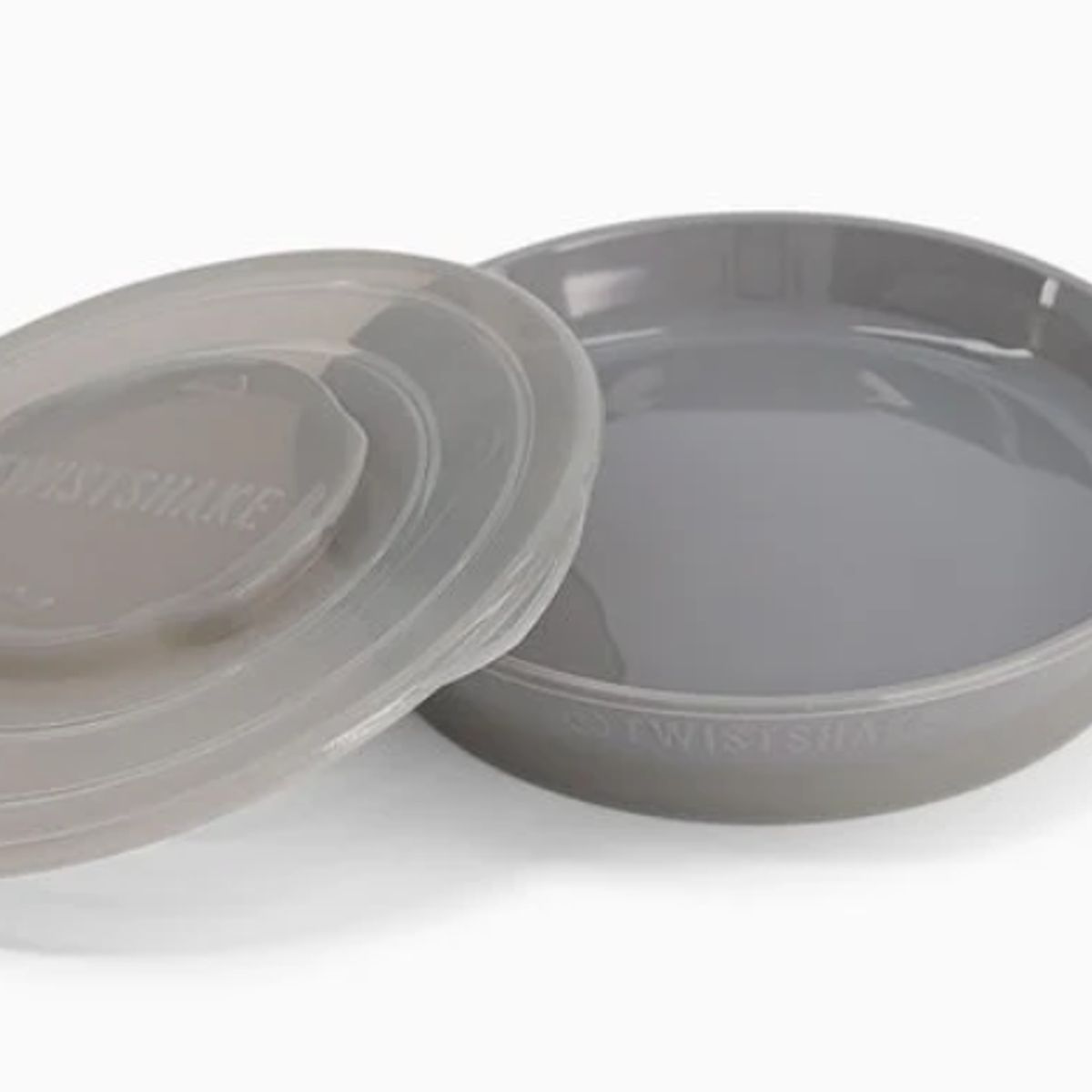 TWISTSHAKE - Plato Antideslizante Bebés-Twistshake con Tapa Inteligente