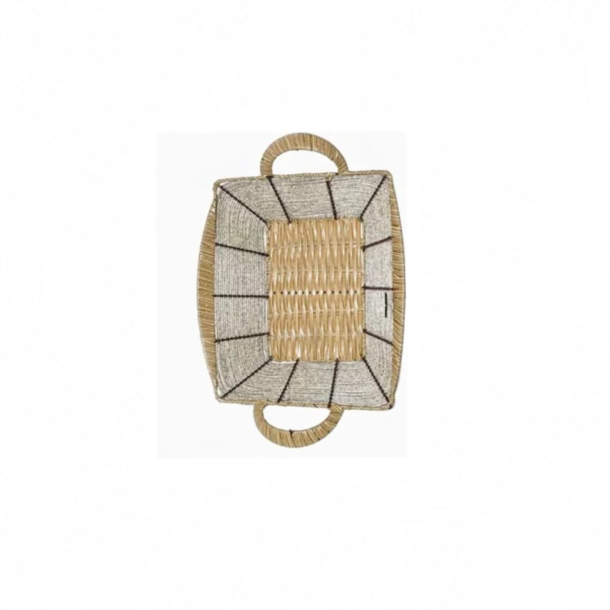 GENERICO - Panera Cesta De Pan Rectangular Color Dorado