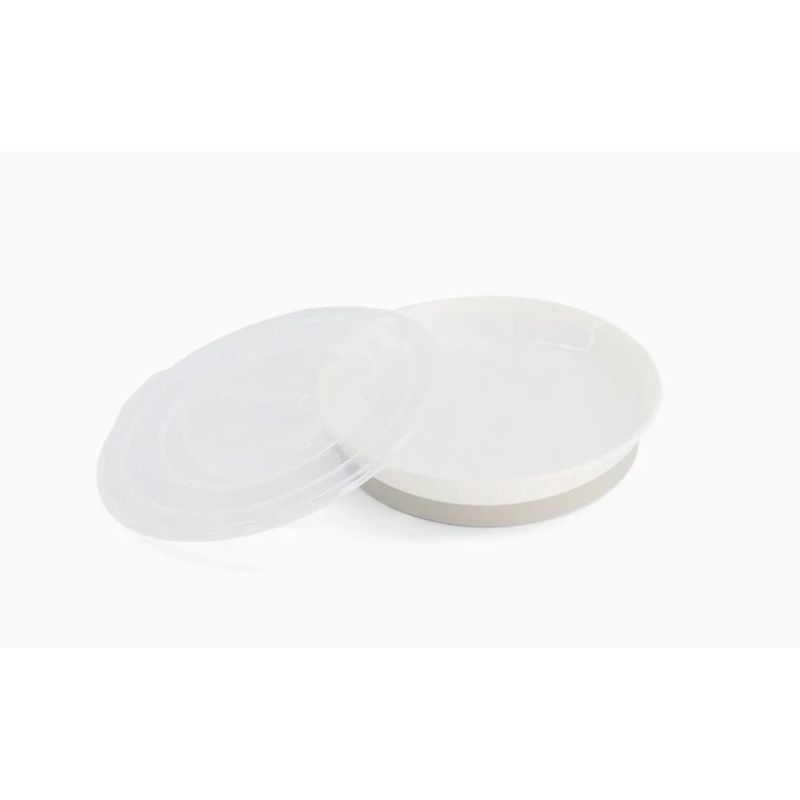 TWISTSHAKE - Plato Antideslizante Bebés-Twistshake con Tapa Inteligente