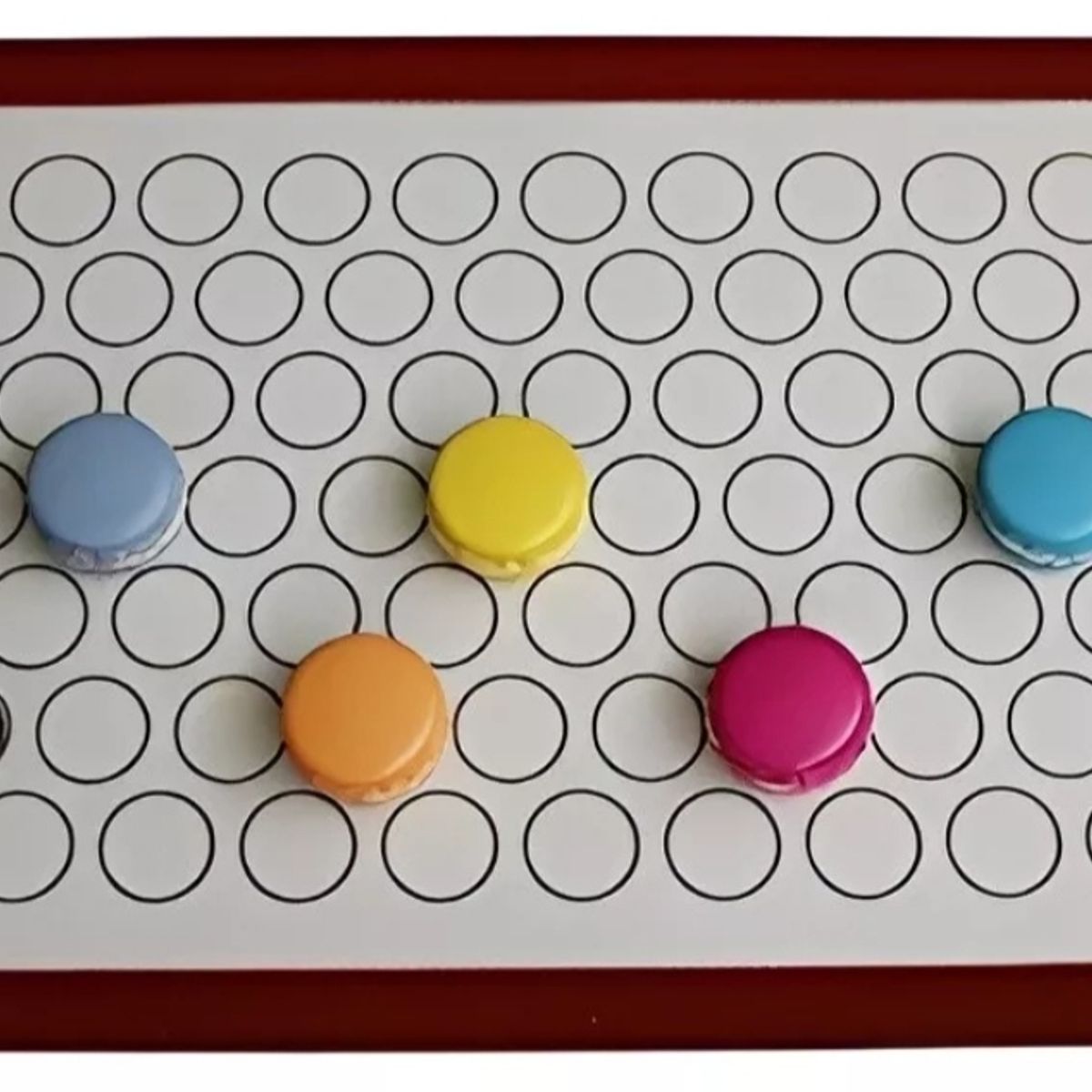 GENERICO - Tapete De Silicona Lamina De Silicona Tapete Macarons 70