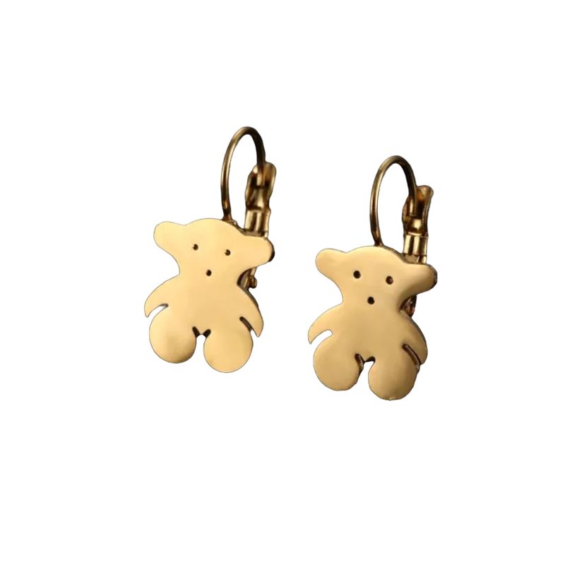LUXURYJOYAS - Joyas Aros Oso Baño Oro 18kt Colgantes exclusivos