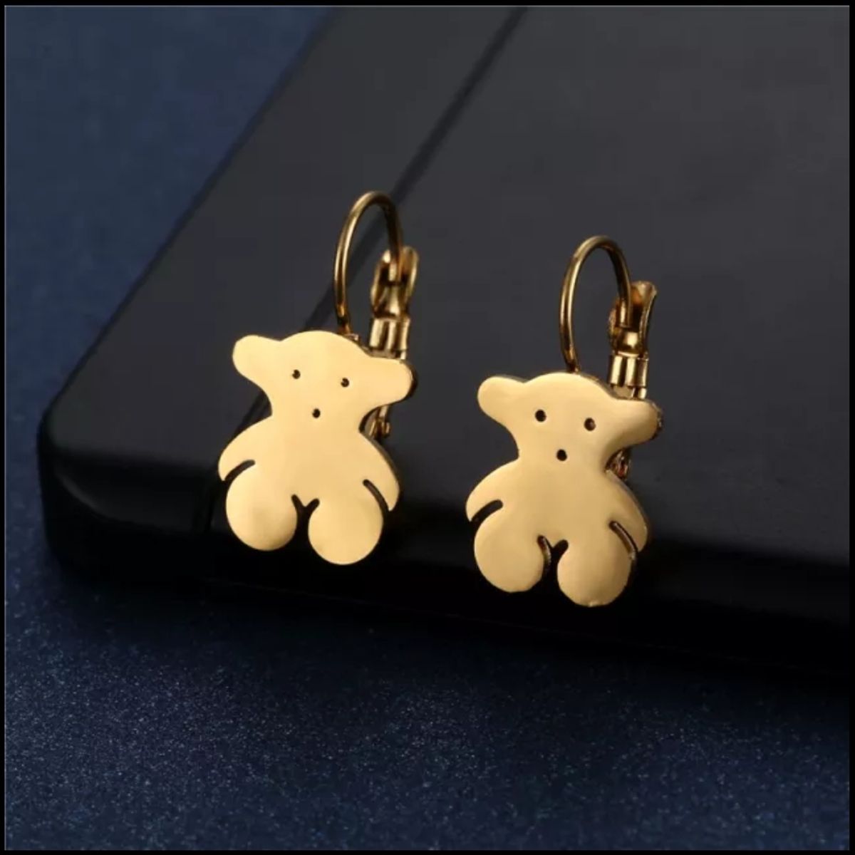 LUXURYJOYAS - Joyas Aros Oso Baño Oro 18kt Colgantes exclusivos