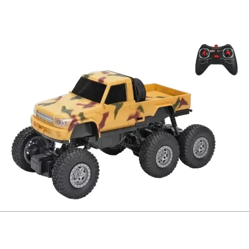 GENERICO - camioneta a control remoto 4x4 todo terremoto 6 ruedas