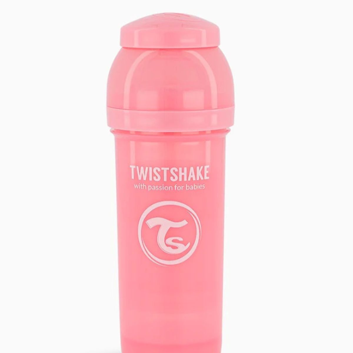 TWISTSHAKE - Mamadera Anticólicos Twistshake 260 ml Rosado