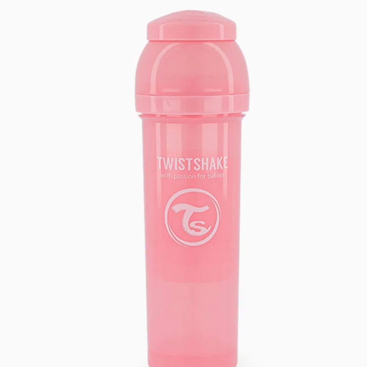 TWISTSHAKE - Mamadera Anticólicos Twistshake 330 ml Rosado