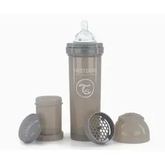 TWISTSHAKE - Mamadera Anticólicos 330 ml Gris
