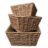 Canastos fibra natural.