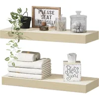 Repisas Para Baño Montaje En Pared Kit X2 Estantes Modelo 8