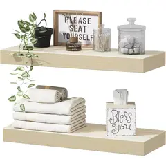 RAGNAR - Repisas Para Baño Montaje En Pared Kit X2 Estantes Modelo 8