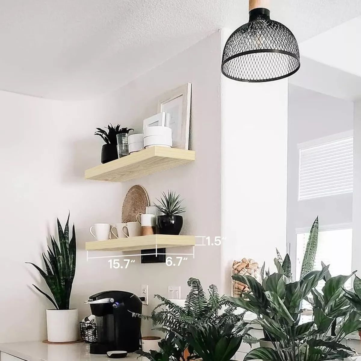 RAGNAR - Repisas Para Baño Montaje En Pared Kit X2 Estantes Modelo 8