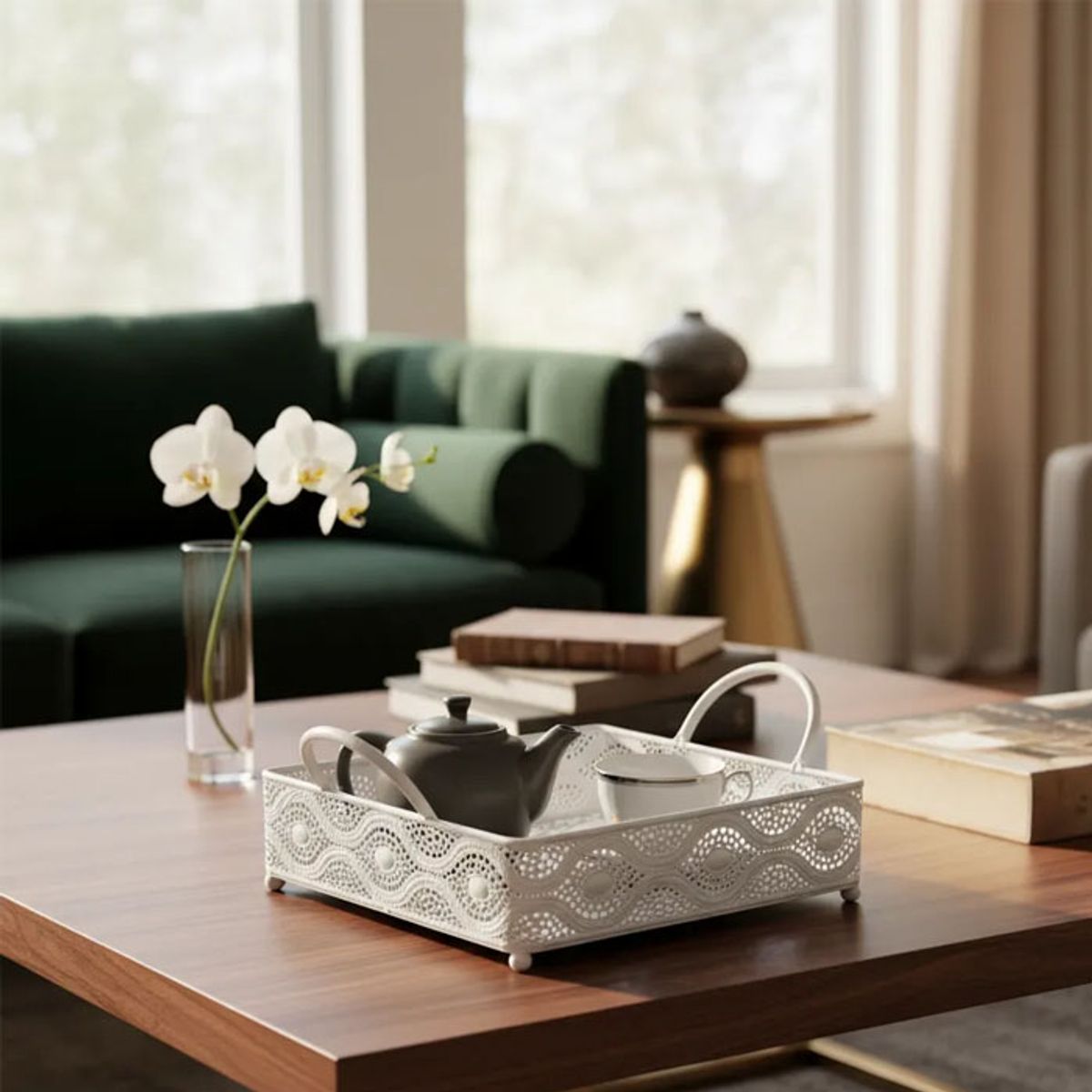 BRIC - Bandeja decorativa 25x25x20