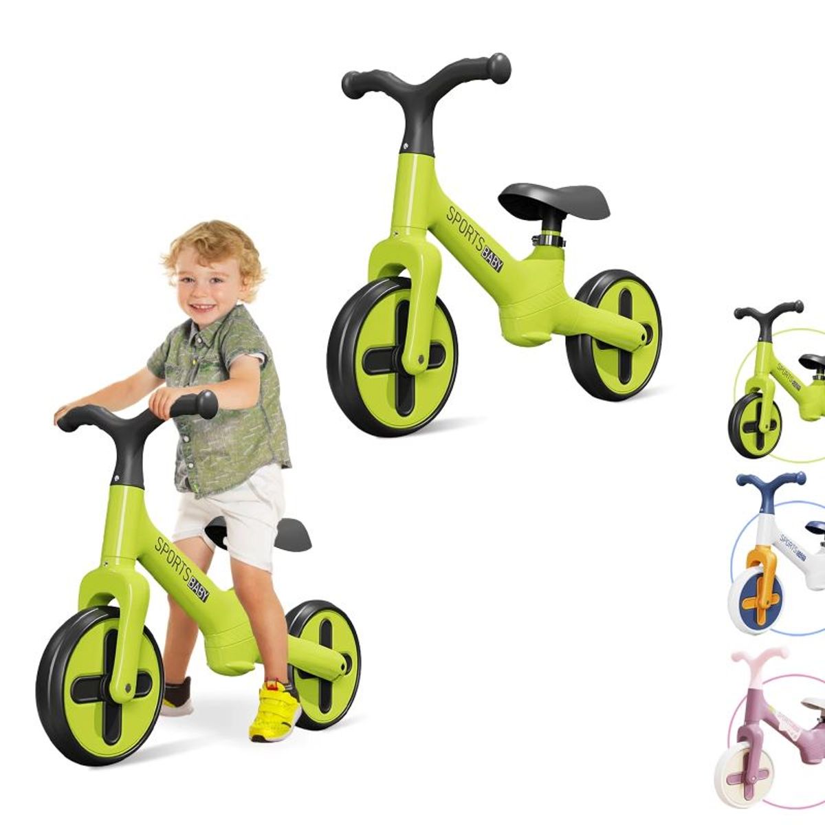 GENERICO - Bicicleta De Equilibrio Sin Pedales Para Niños