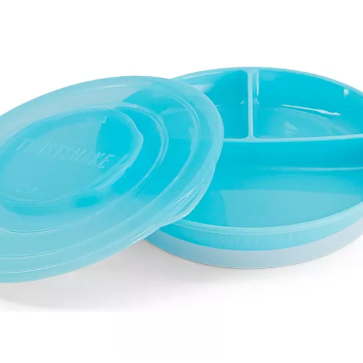 TWISTSHAKE - Plato con División Antideslizante Twistshake Azul-Sin BPA