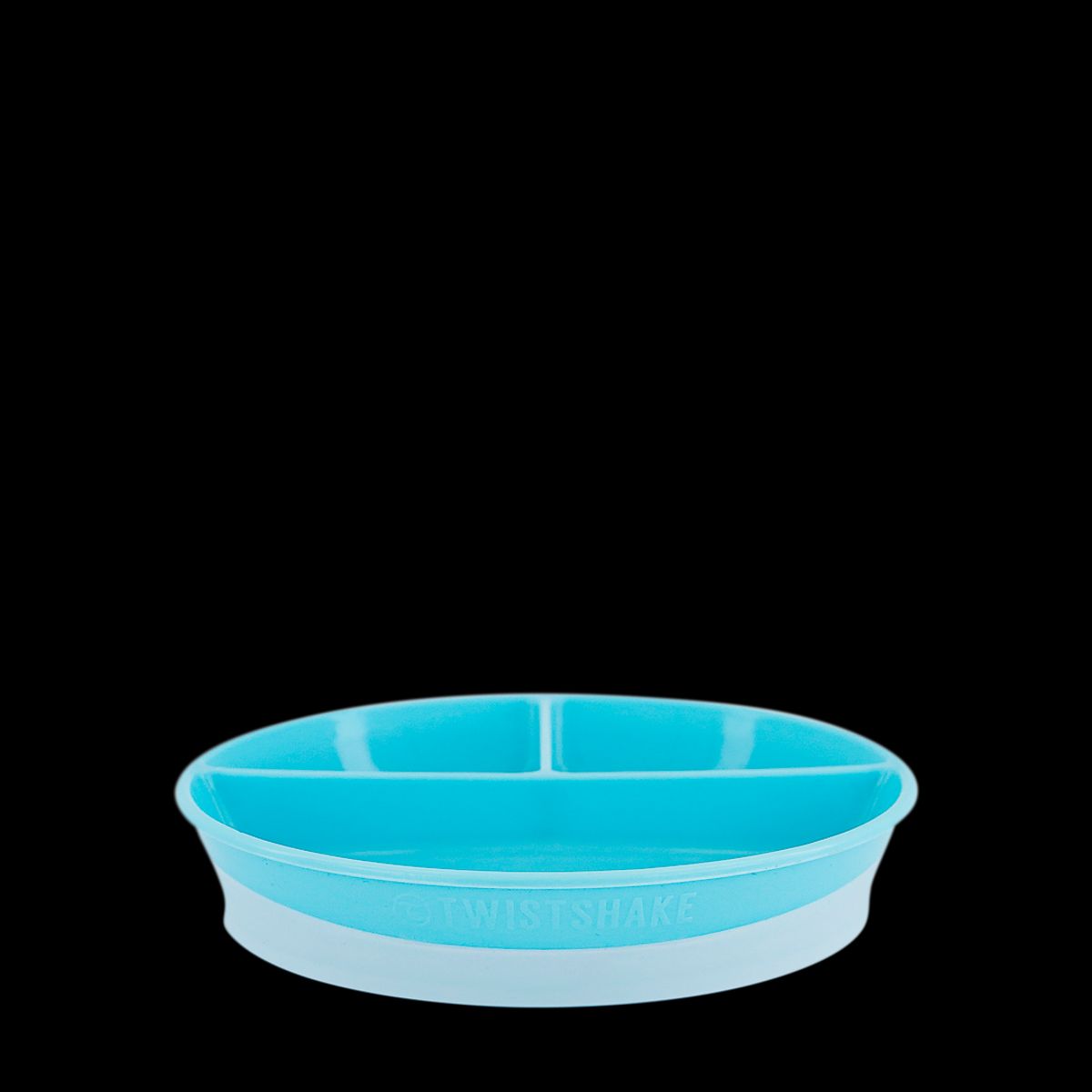 TWISTSHAKE - Plato con División Antideslizante Twistshake Azul-Sin BPA